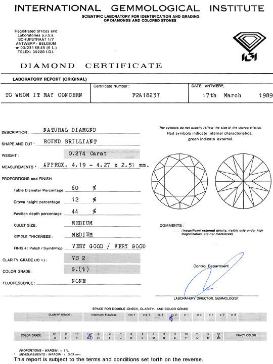 Foto 9 - Diamant 0,27 Brillant Top Wesselton feines Weiss VS IGI, D6312
