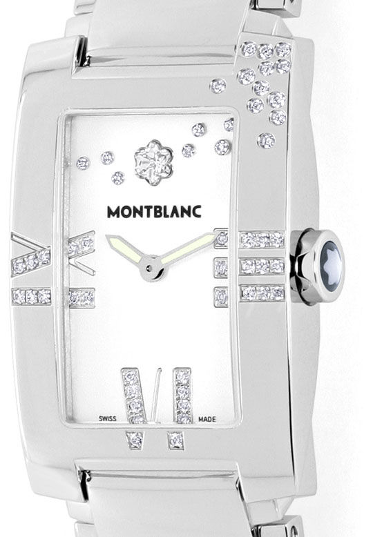 Foto 2 - Montblanc Profile Lady Elegance Diamonds Perlmutt Damen, R5492