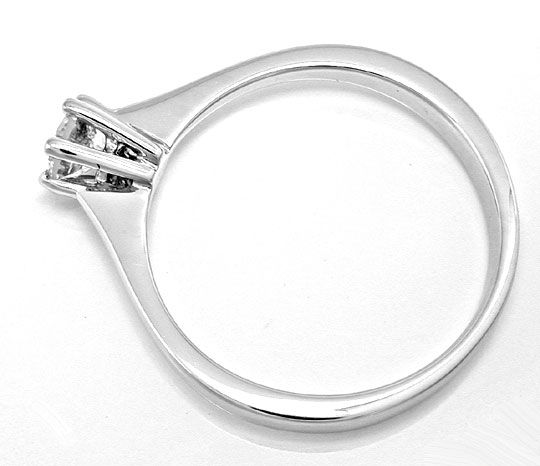 Foto 3 - Brillant-Diamant-Solitär Ring Weißgold Top Wesselton F, S6952